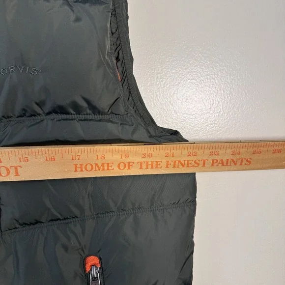 Orvis Essex Duck Down Puffer Vest Men's Medium Green Outdoor Winter Classic - Picture 12 of 13